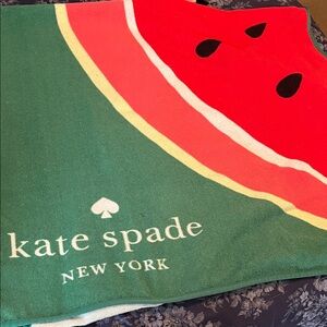 Kate Spade Watermelon Design Towel in Red and Green